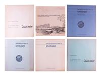 [CHICAGO - REAL ESTATE]. A group of architectural renderings and Lakefront development plans, comprising: