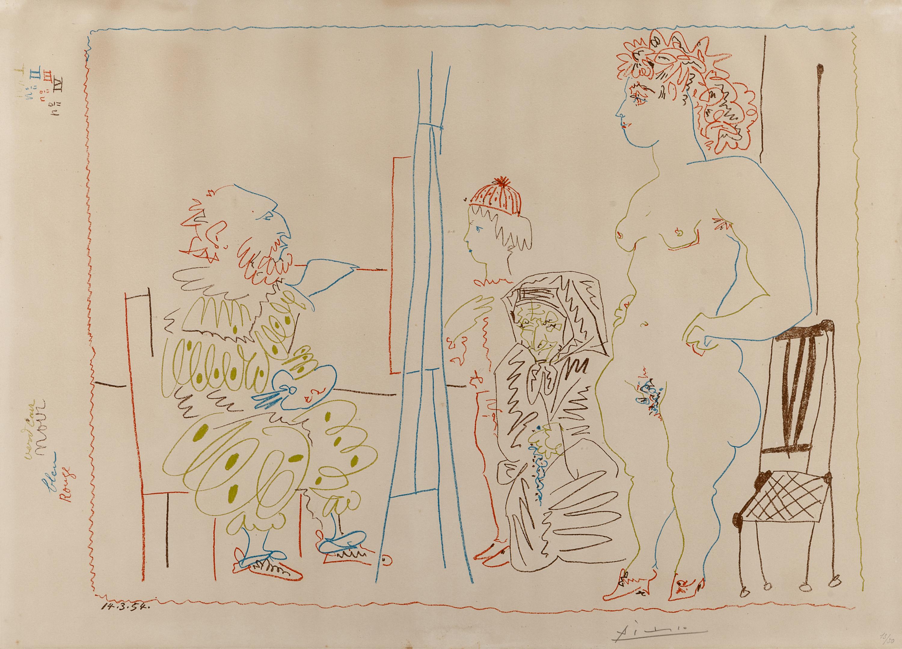 Le Modèle et Deux Personnages