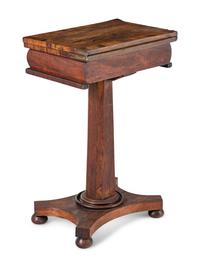 A Regency Inlaid Rosewood Game Table