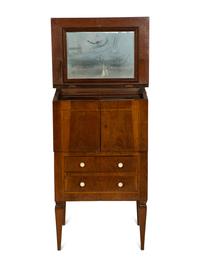 An Italian Walnut Commodino