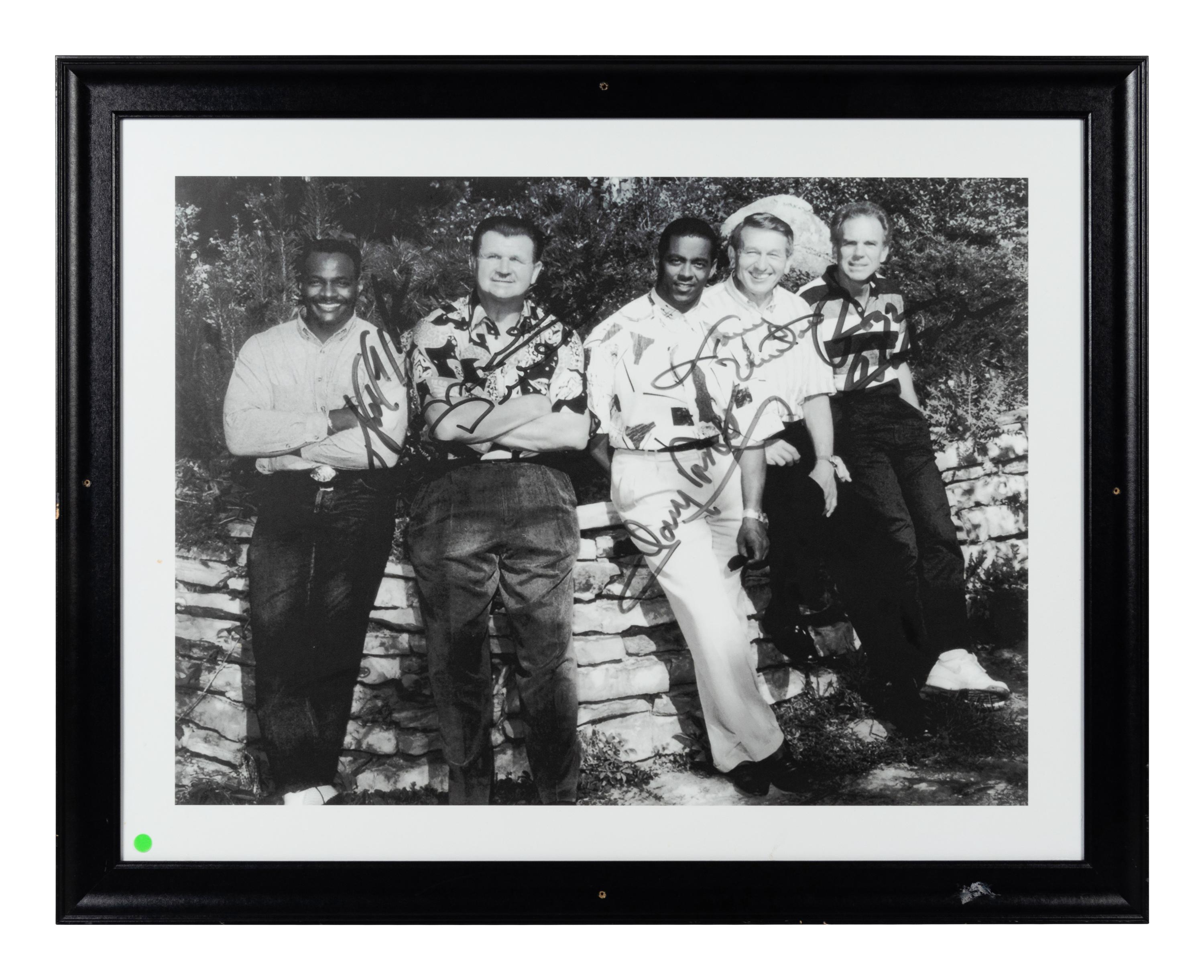 A Group of Ten Candid and Personal Photographs from Mike Ditka’s Restaurant