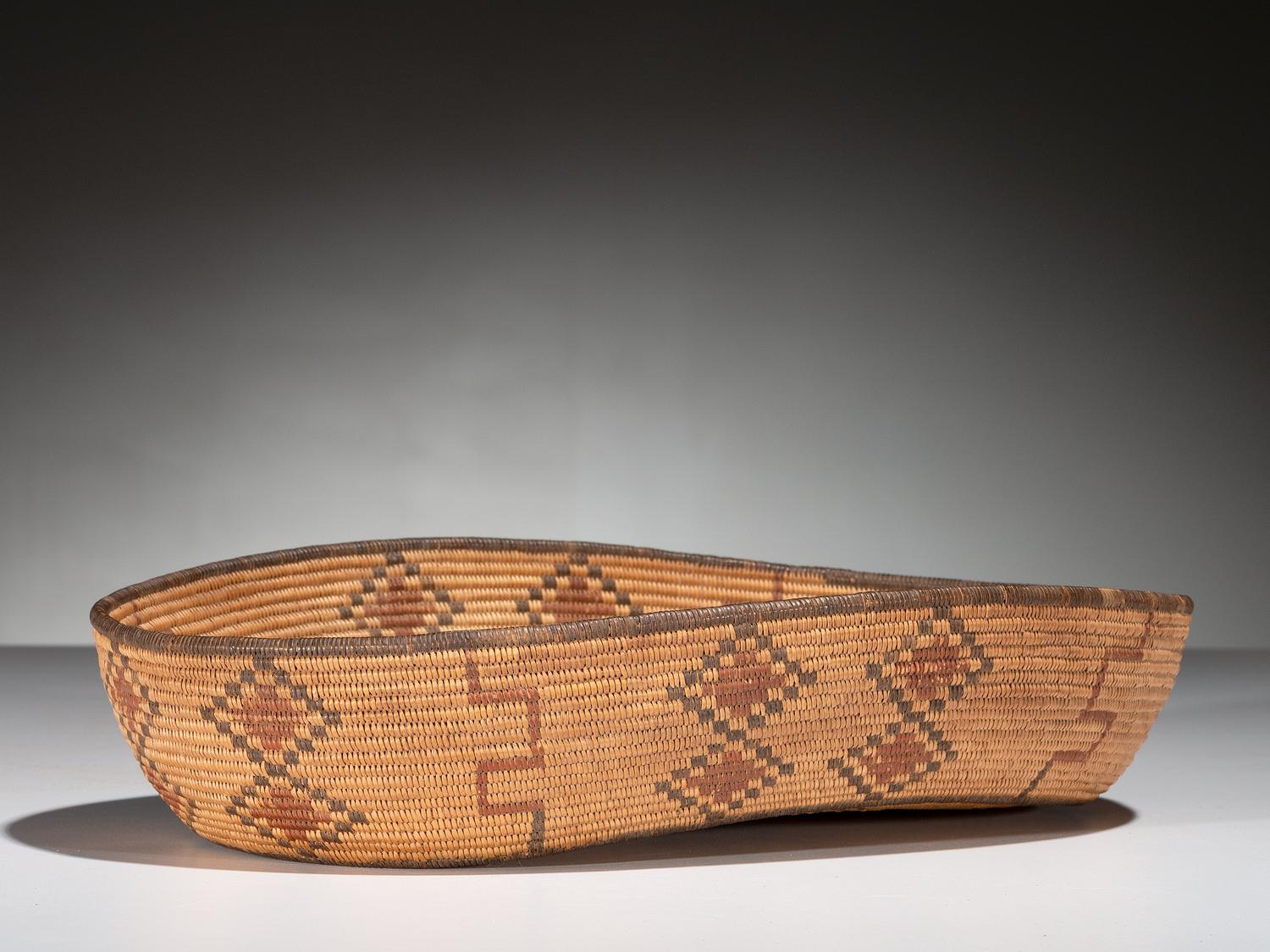 Washo / Maidu Polychrome Basket
