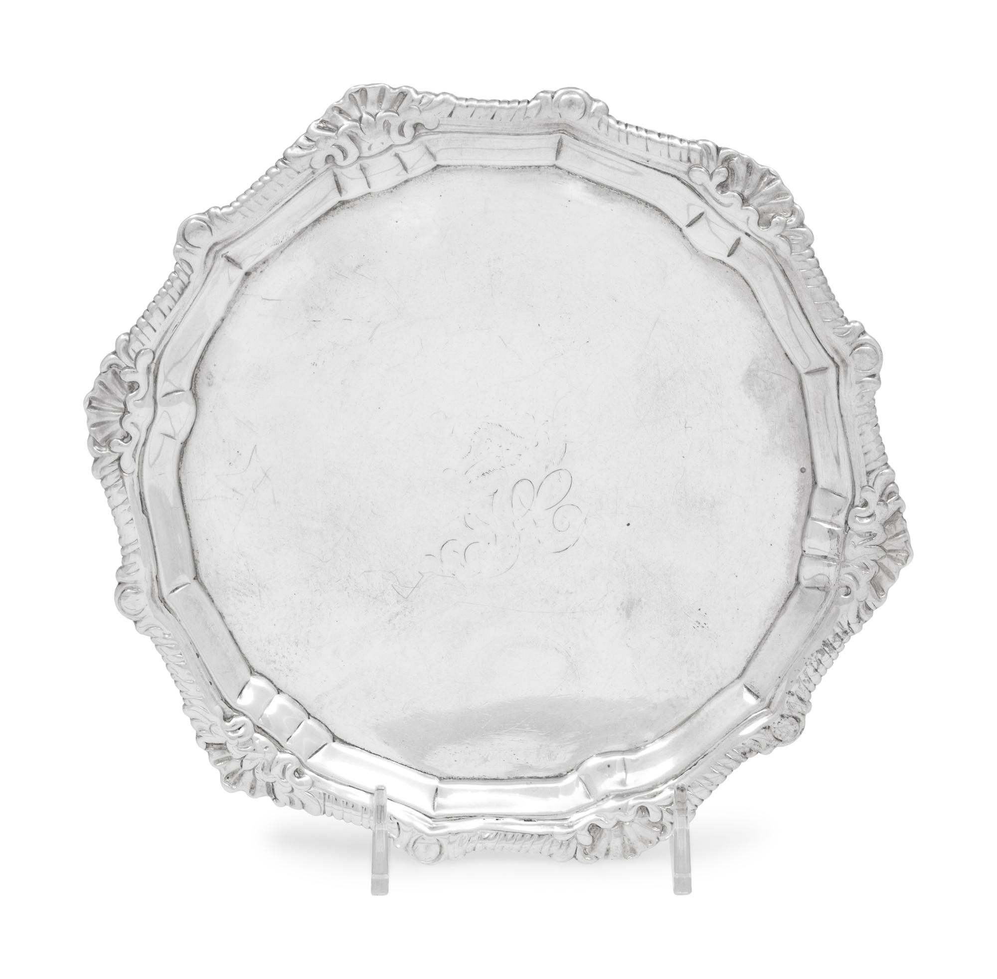 An Irish George III Silver Salver
