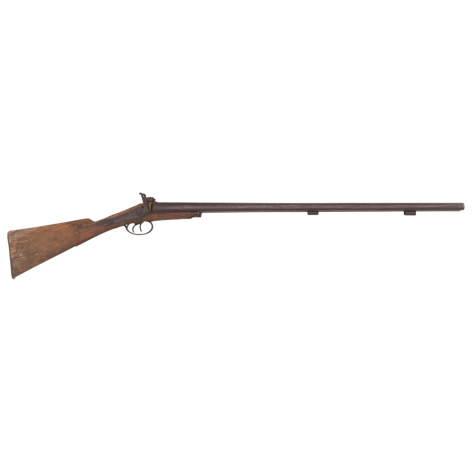 Relic Condition Double Barrel Percussion Shotgun