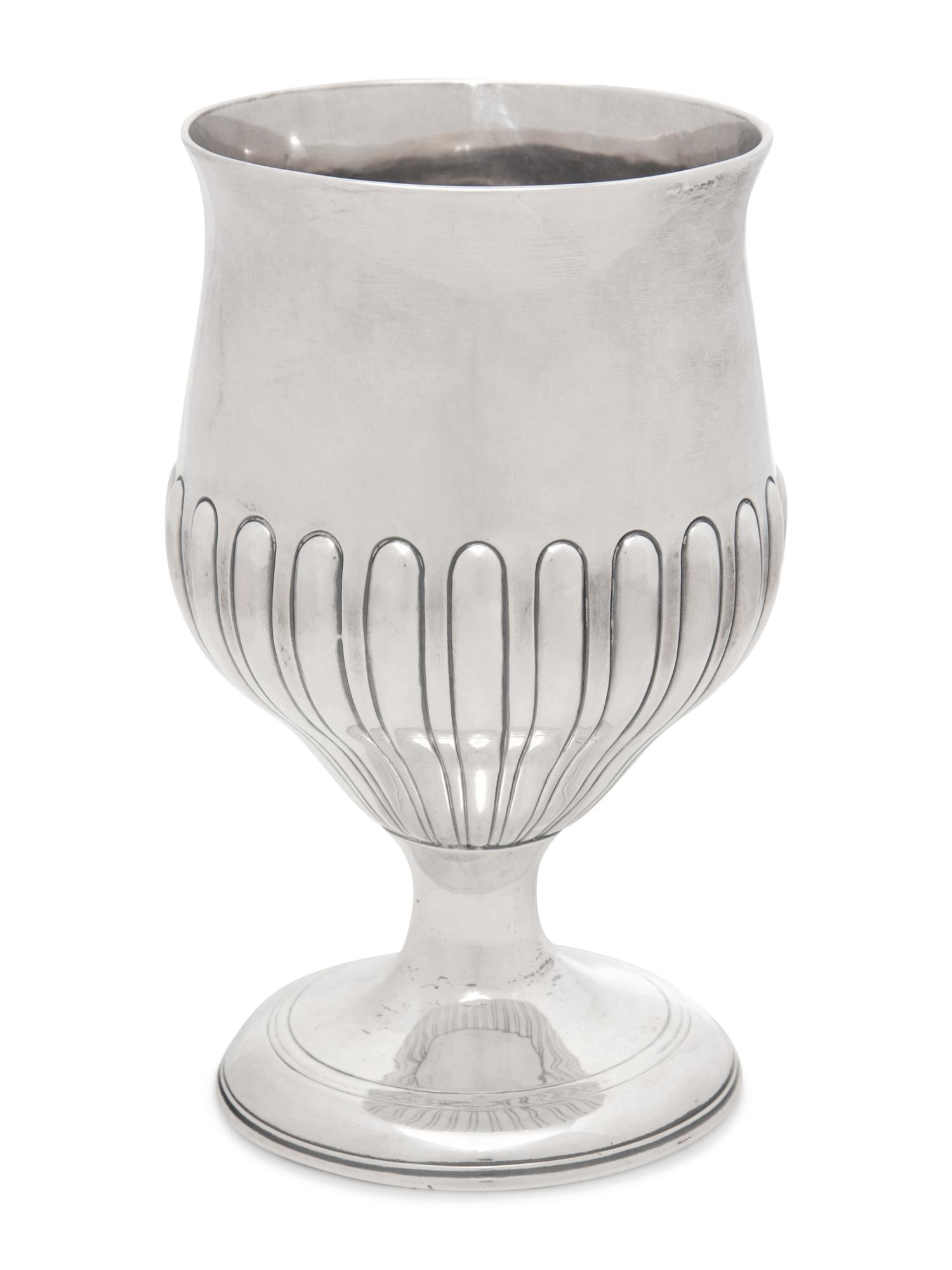 A Large Irish George III Silver Chalice