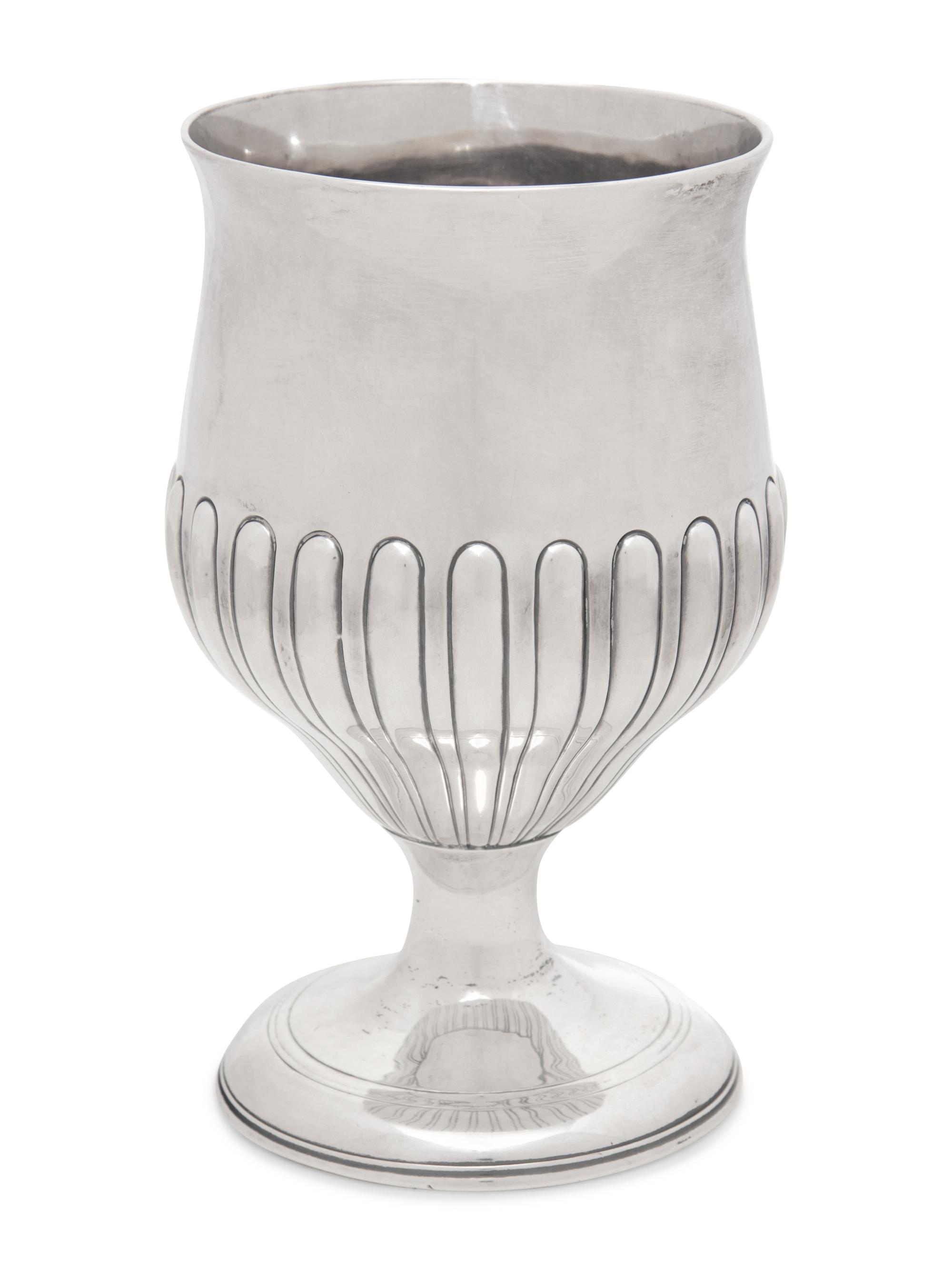 A Large Irish George III Silver Chalice
