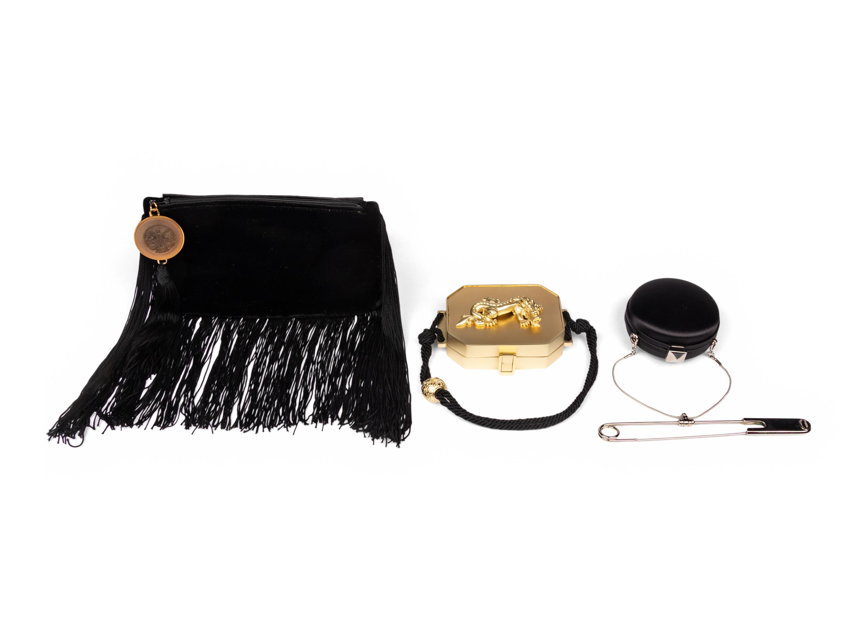 Three Designer Evening Bags, Kieselstein - Cord, Ferré and Fendi
