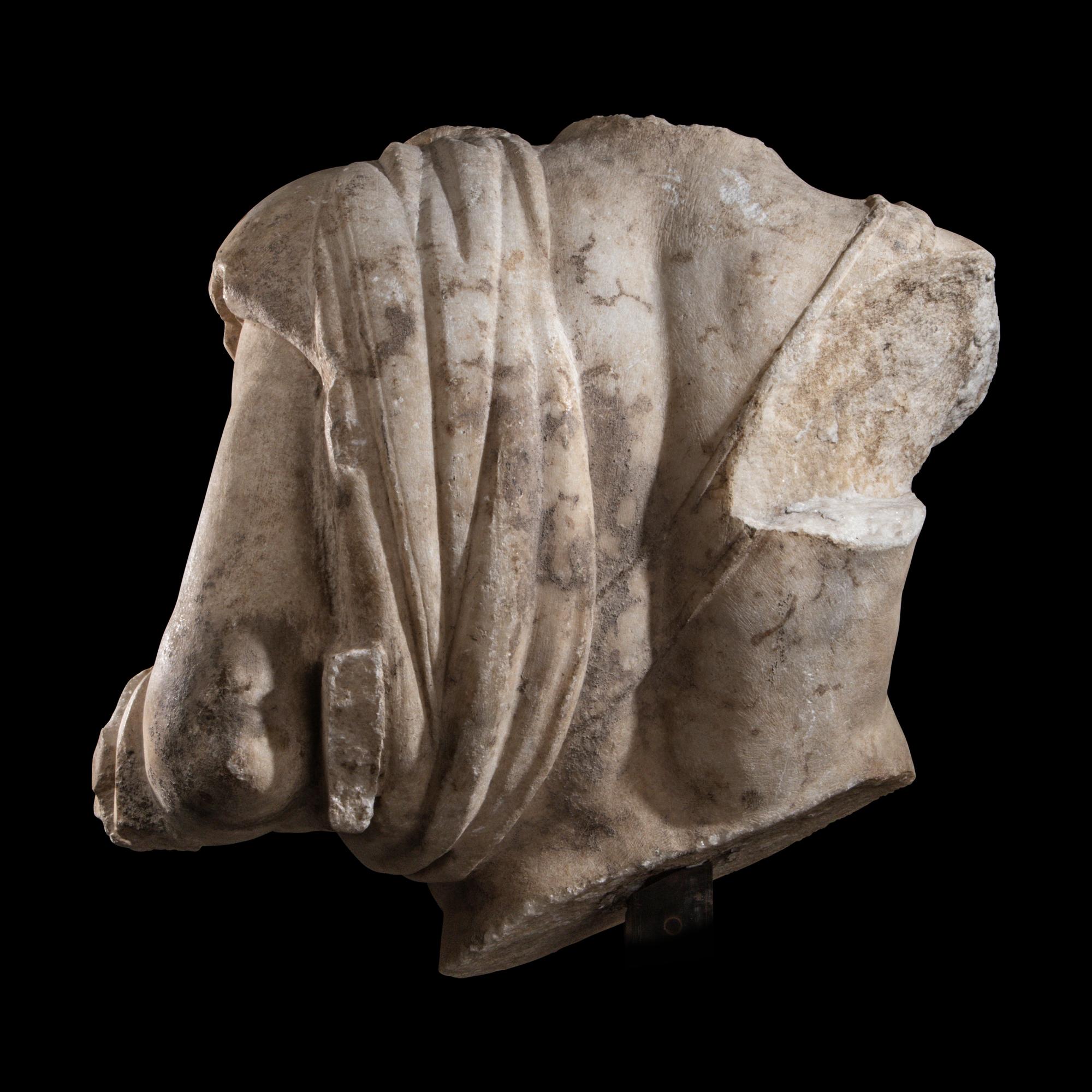 An Over-Lifesized Roman Marble Torso