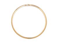 A 14 Karat Bicolor Gold Necklace, Italian,