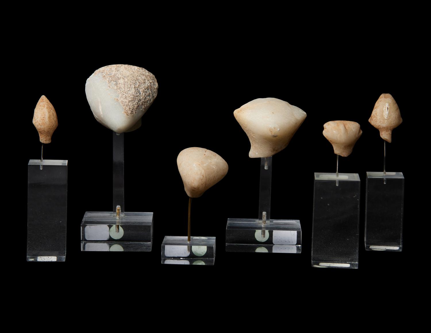 A Group of 6 Anatolian Marble Heads