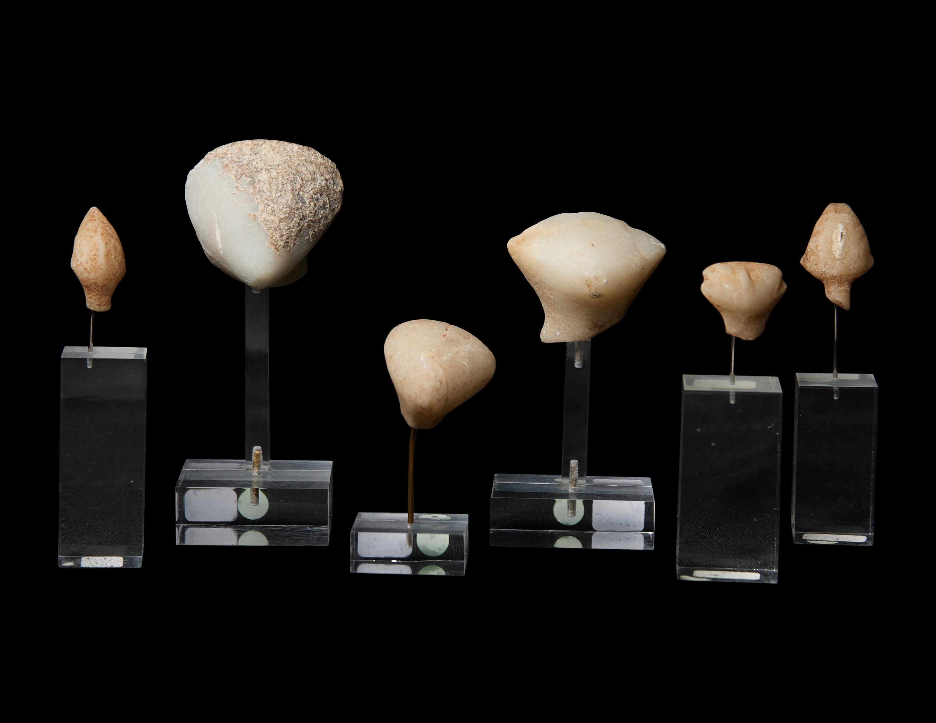 A Group of 6 Anatolian Marble Heads