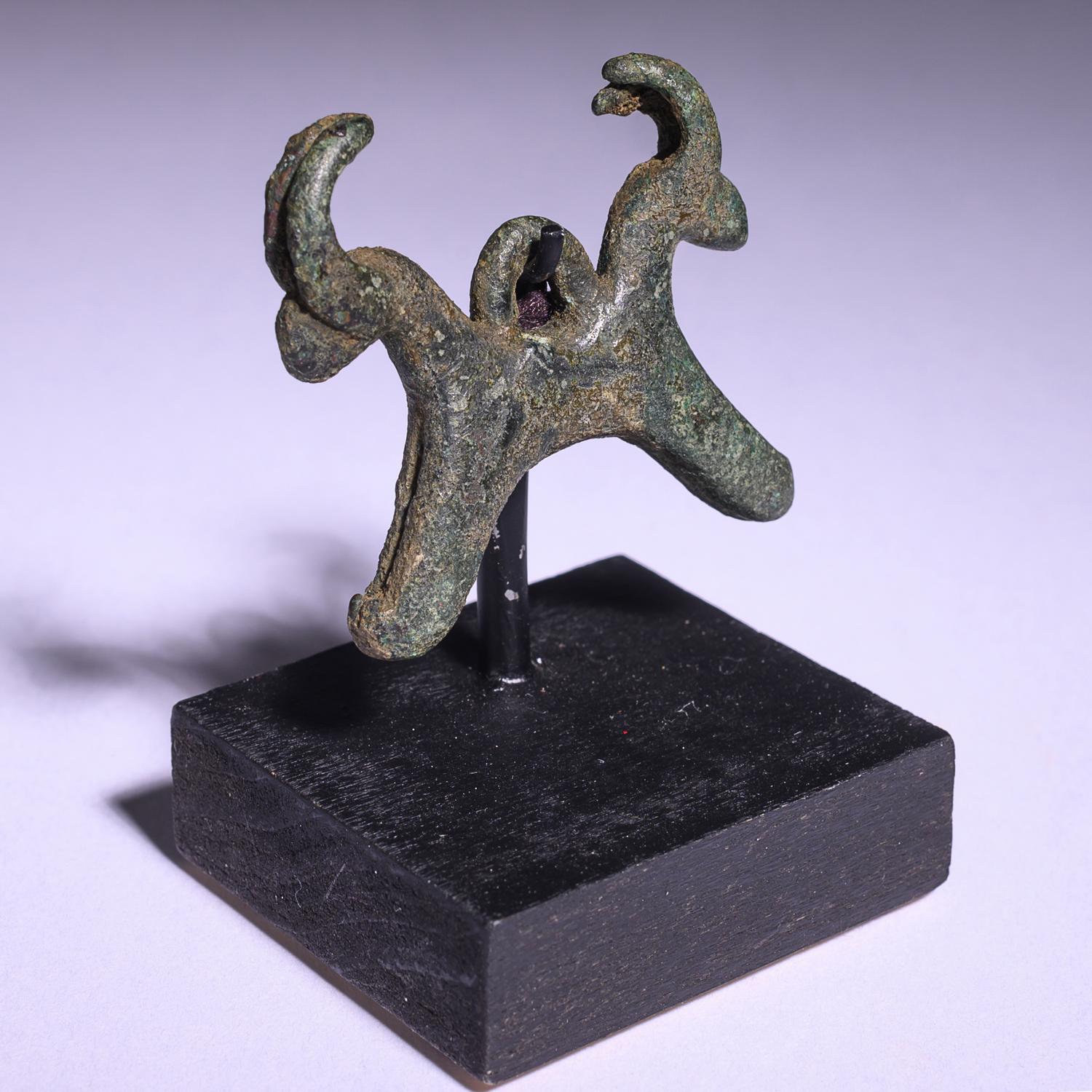 Three Near Eastern Bronze Ibexes