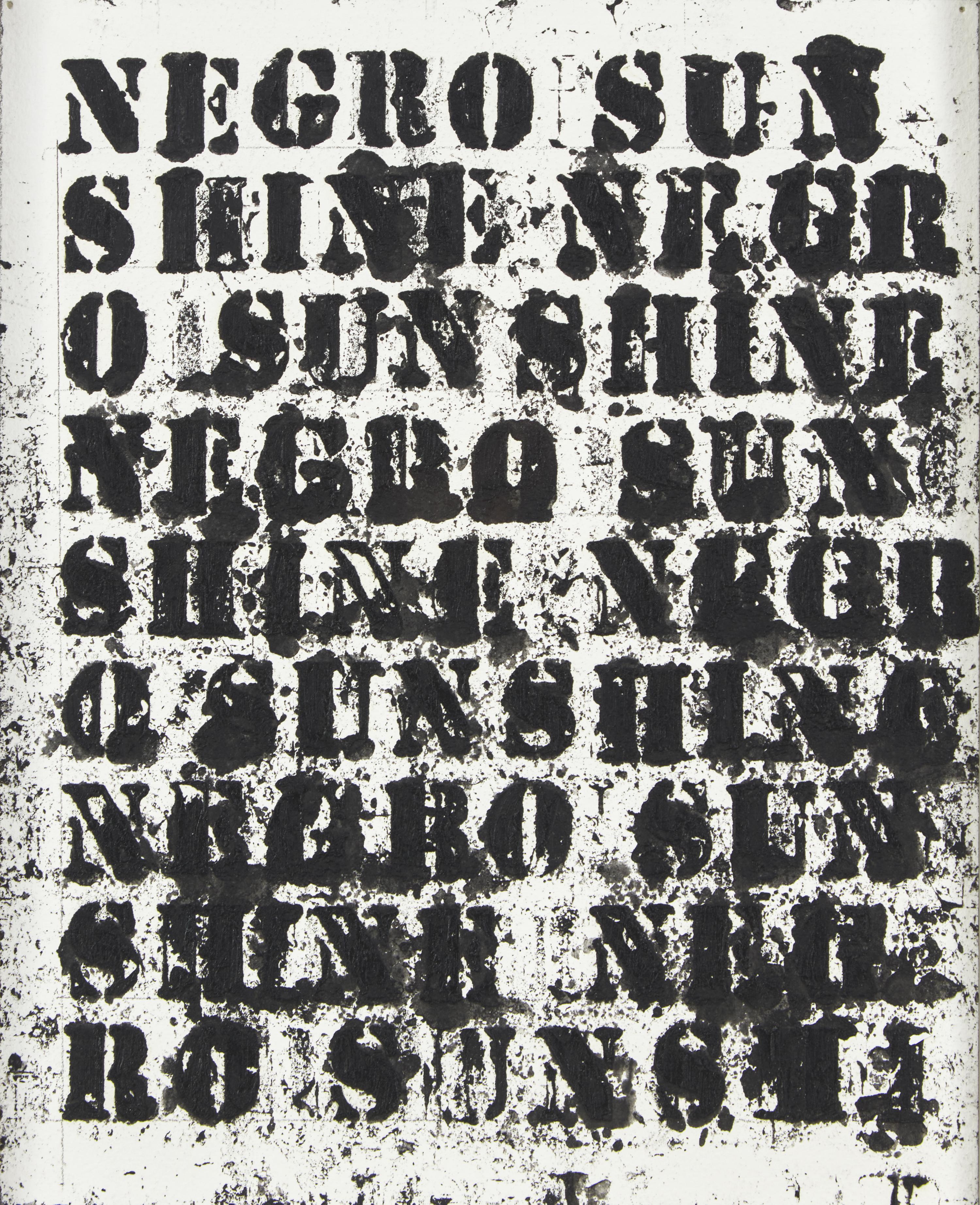 Study for Negro Sunshine II #13, 2011