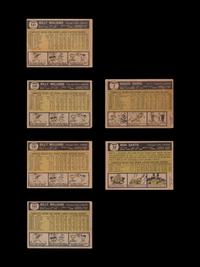 A Group of Over 575 Assorted 1961 Topps Baseball Cards Including Willie Mays, Multiple Hall of Famers and Rookies,