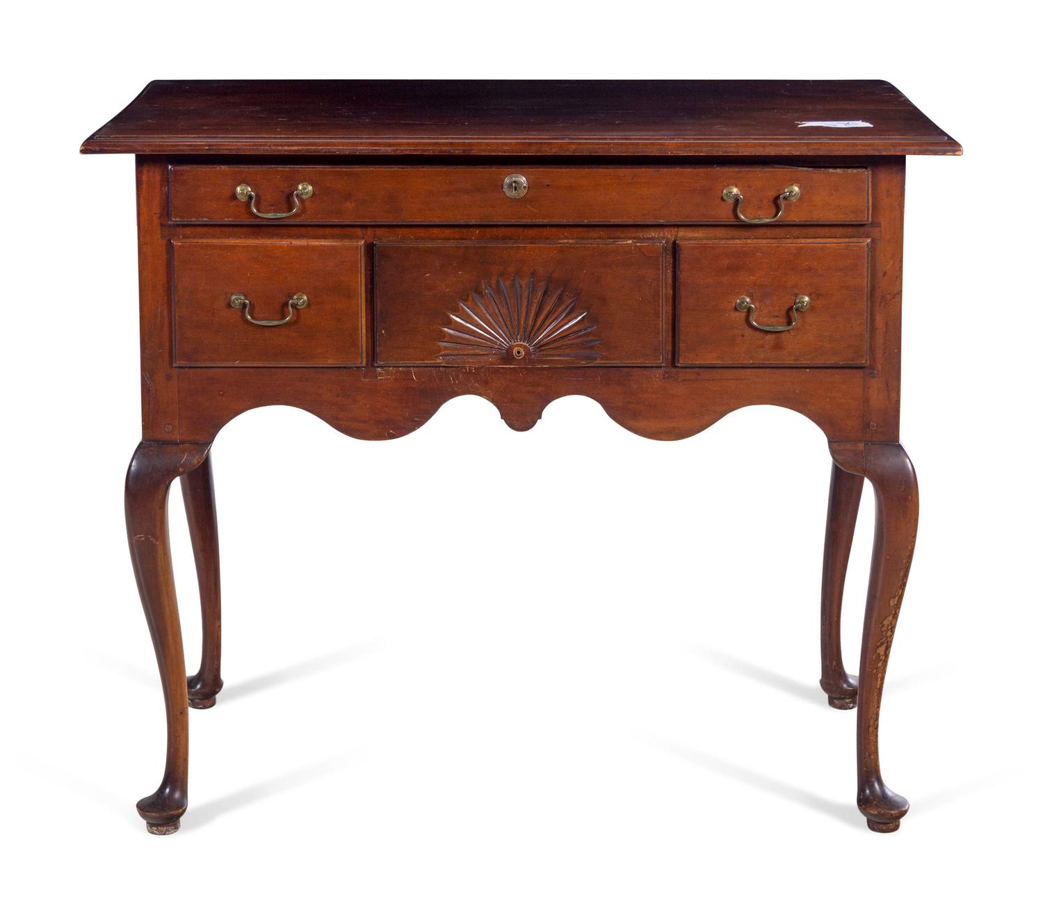A Queen Anne Style Maple Dressing Table