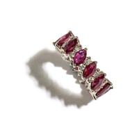 RUBY AND DIAMOND ETERNITY BAND