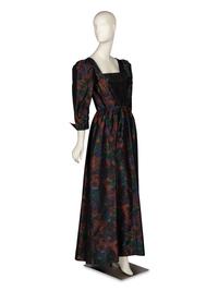 Sybil Connolly, Floral Taffeta Dress