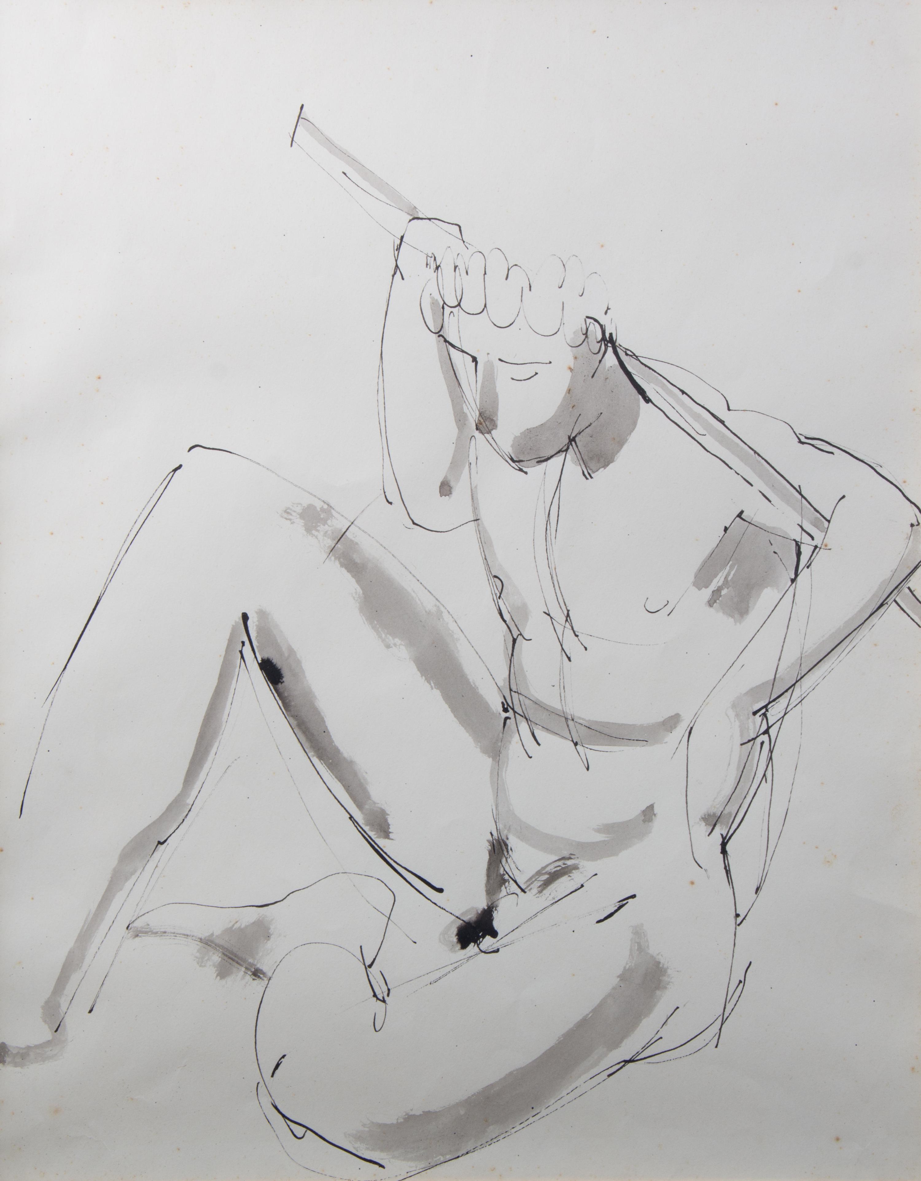 Kurt Craemer, (German, 1912-1961), A Collection of Eight Nude Drawings: