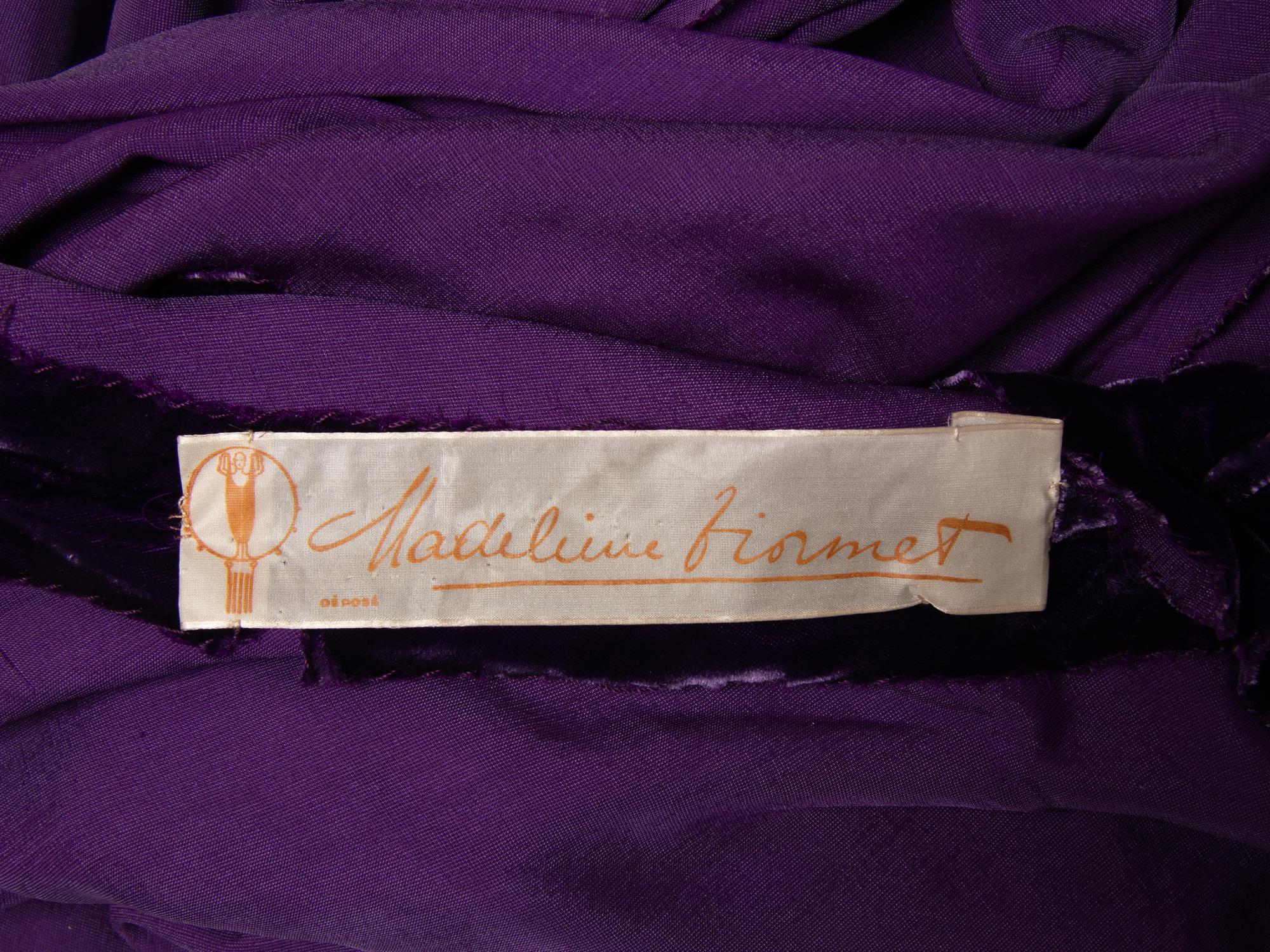 Madeleine Vionnet, Silk Velvet Gown, 1930's