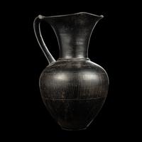 An Etruscan Bucchero Pitcher