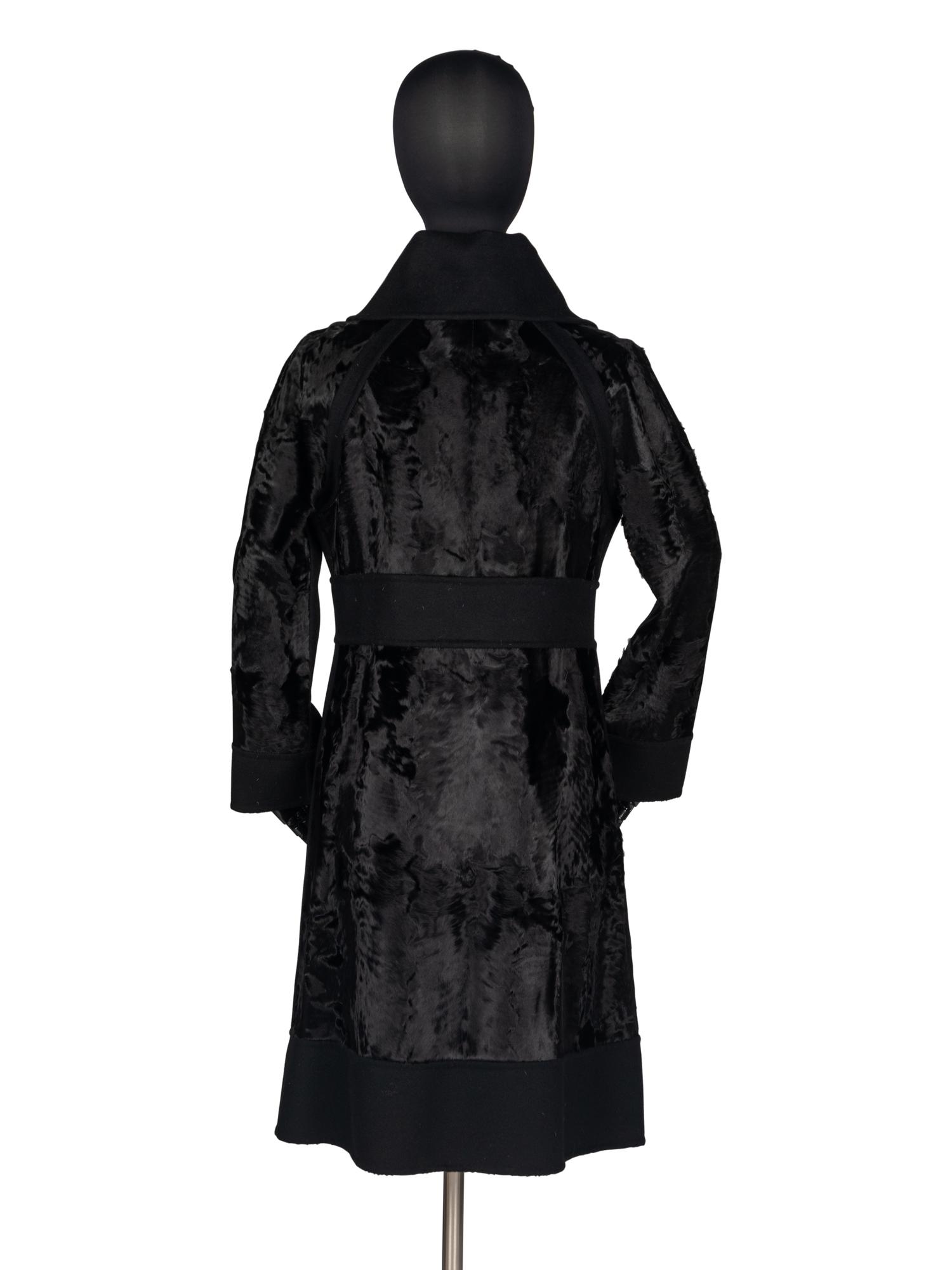 J. Mendel Broadtail and Wool Coat