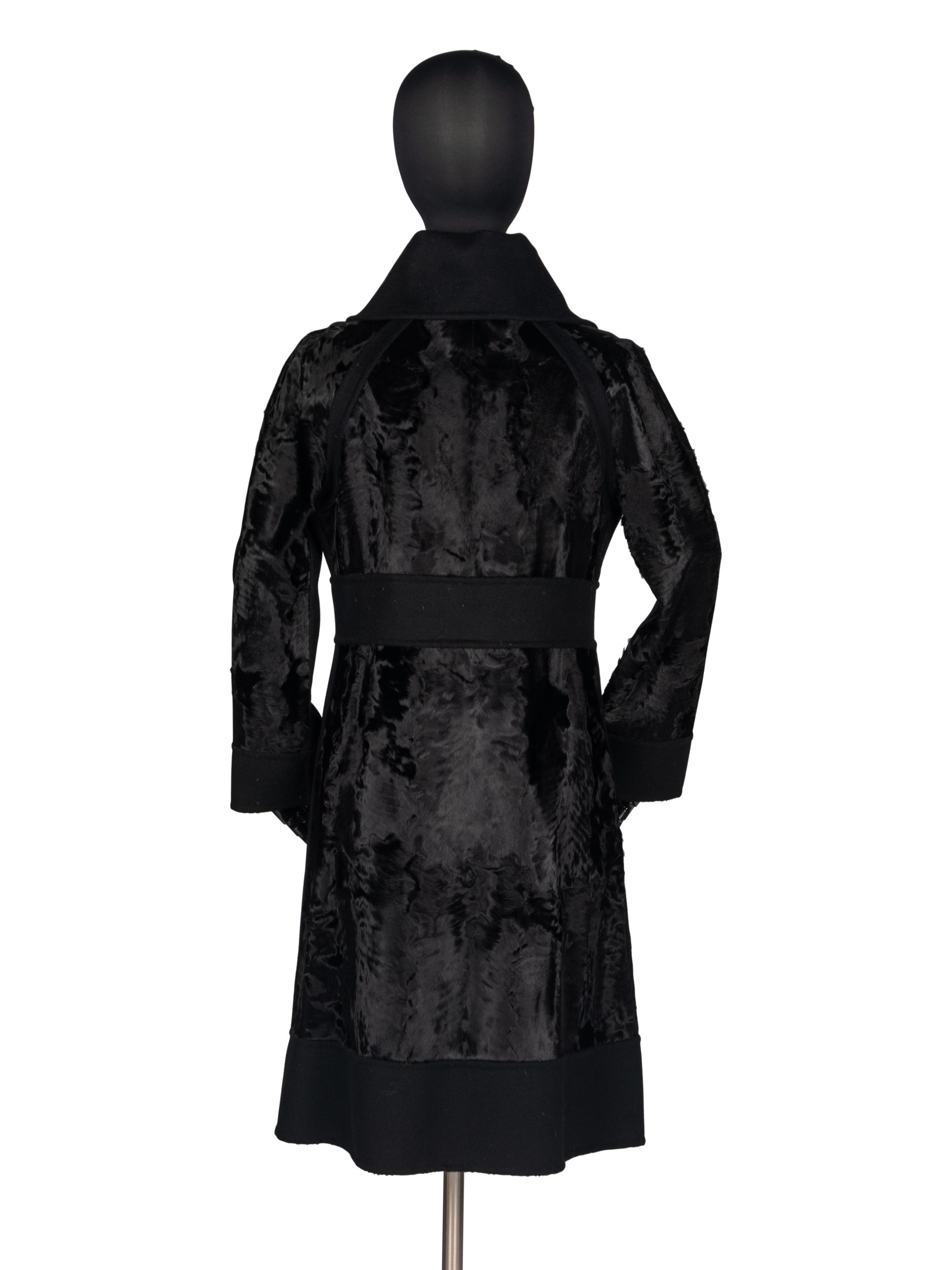 J. Mendel Broadtail and Wool Coat