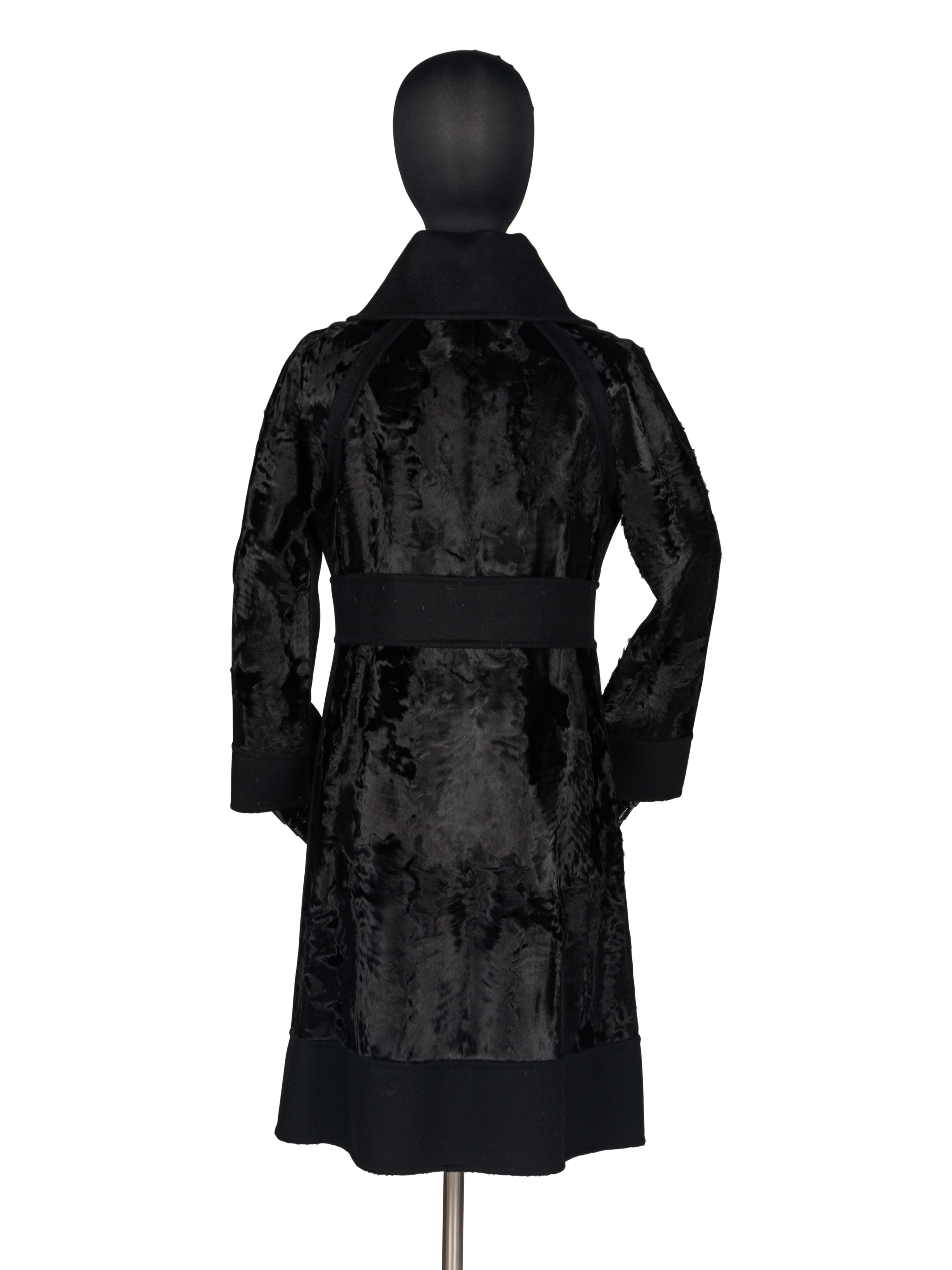 J. Mendel Broadtail and Wool Coat