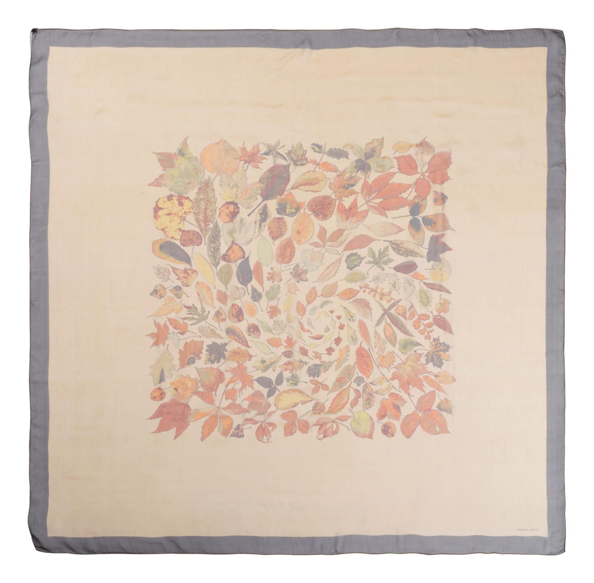 Three Hermès Silk Chiffon Scarves