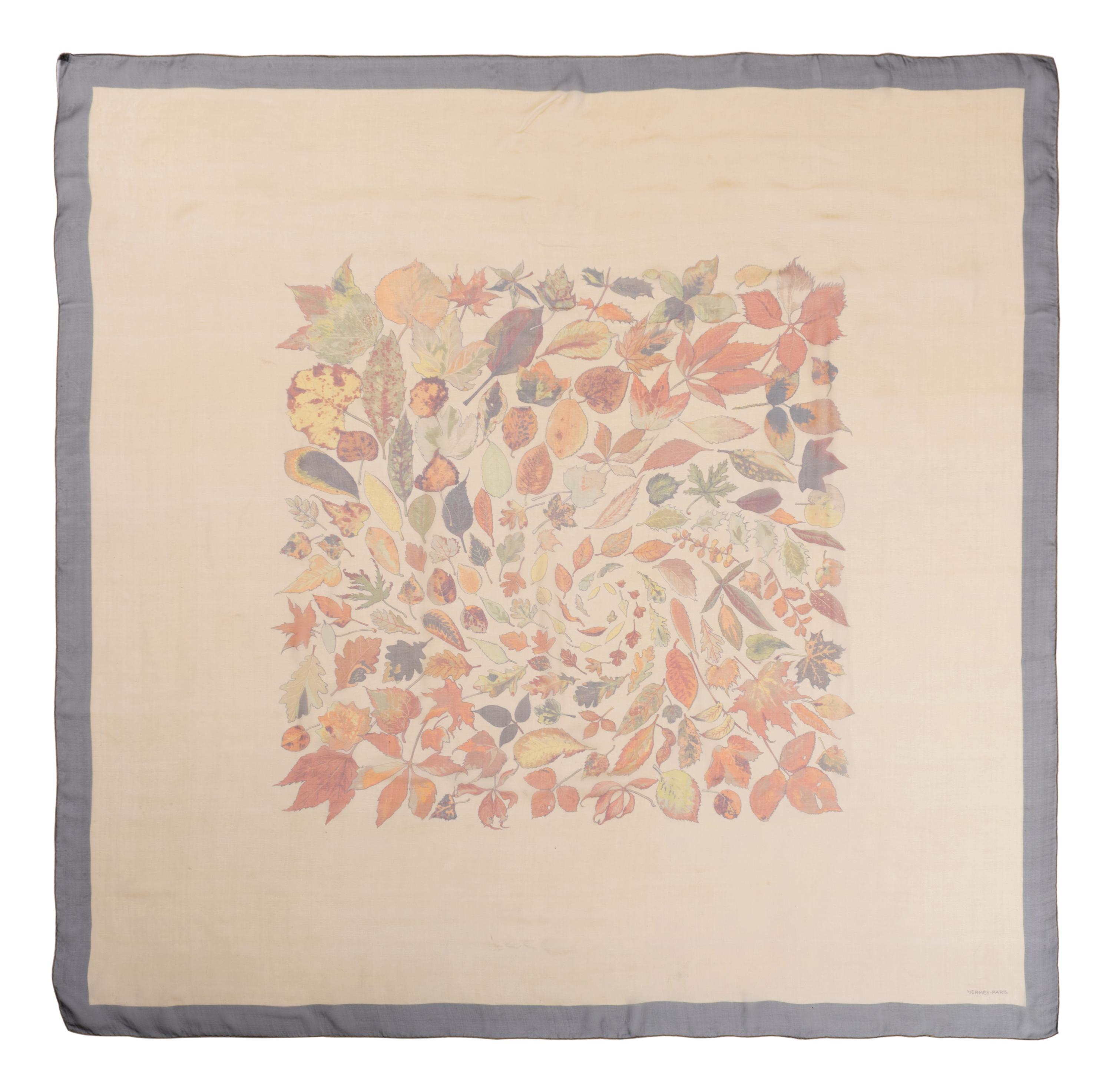 Three Hermès Silk Chiffon Scarves