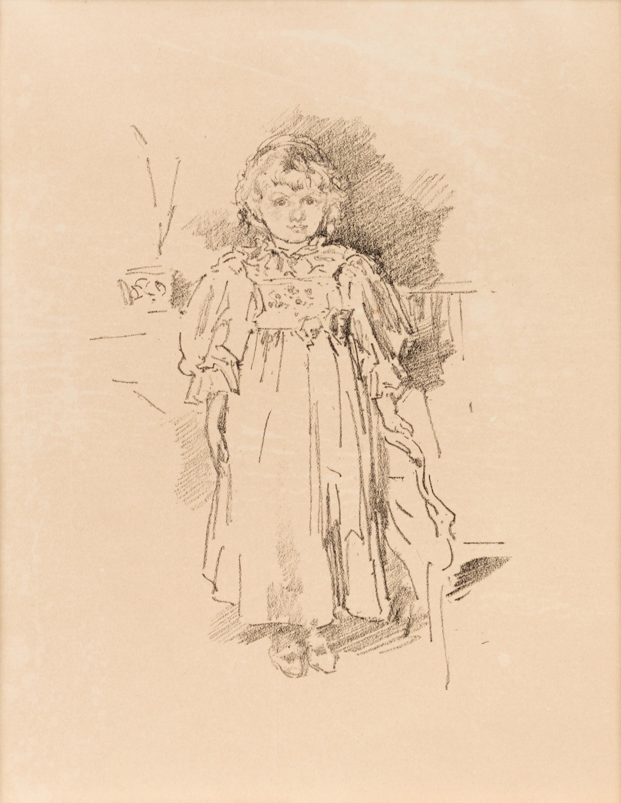 A group of three lithographs ( Tyresmith; Firelight: Joseph Pennell No. 1; Little Evelyn )