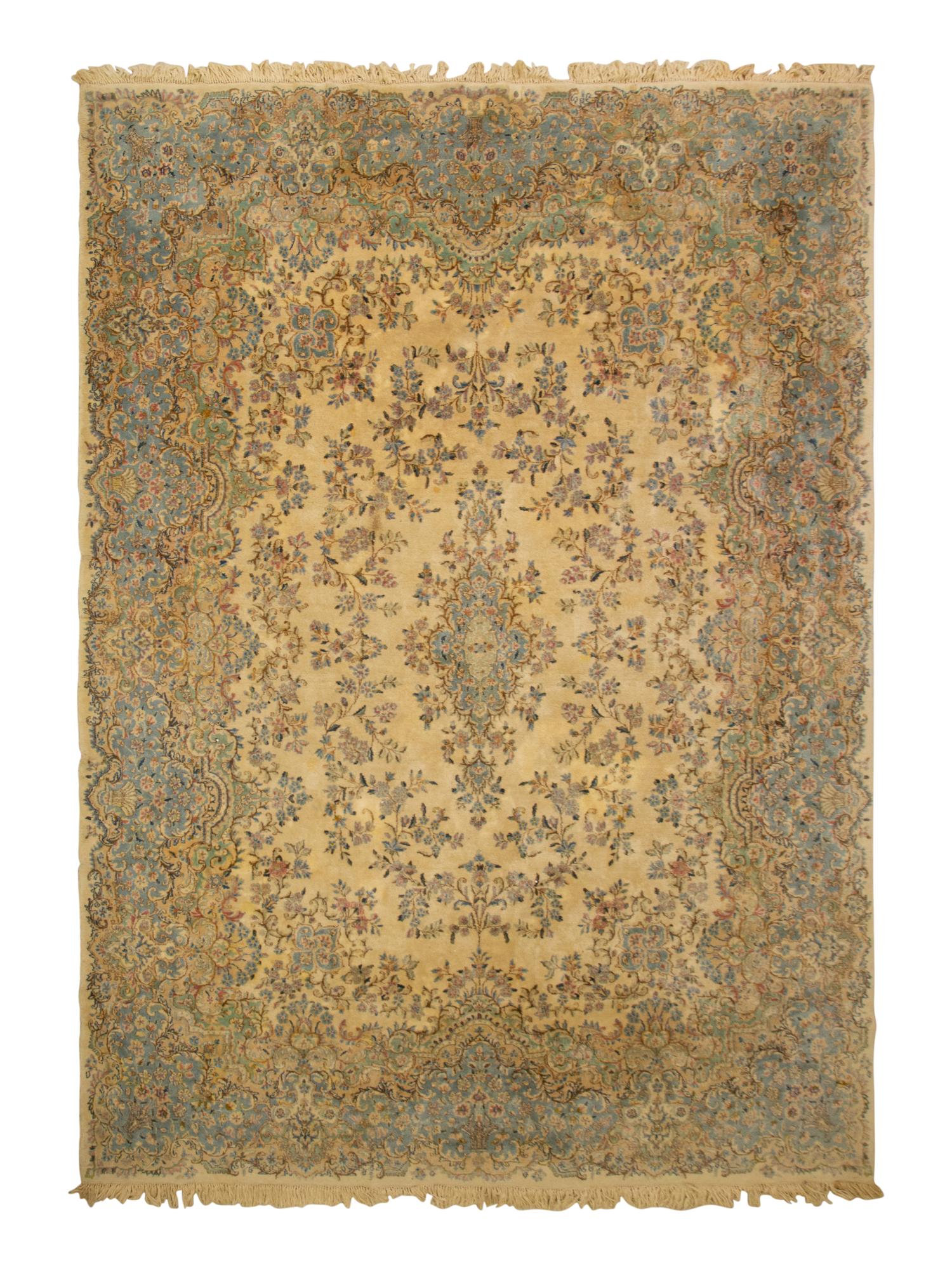 A Kirman Wool Rug