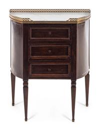 A Louis XVI Style Mahogany Side Table