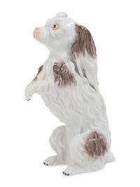 A Dresden Porcelain Bolognese Hound