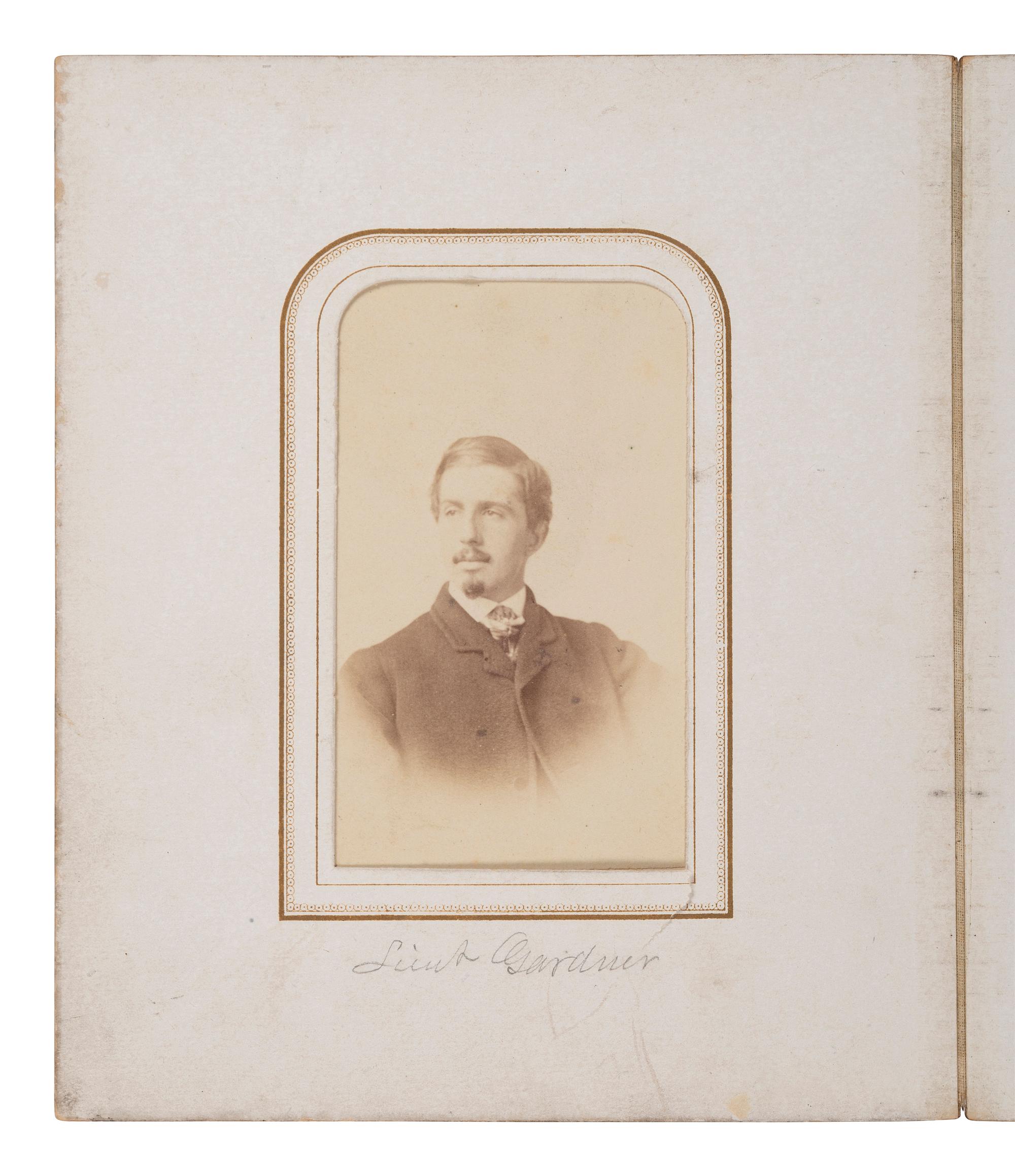[CIVIL WAR]. A CDV album containing images of Civil War officers including Medal of Honor recipient Perry Wilkes, and others.
