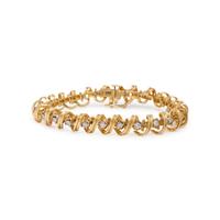 YELLOW GOLD AND DIAMOND BRACELET