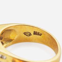 A Collection of Gold and Gemstone Rings