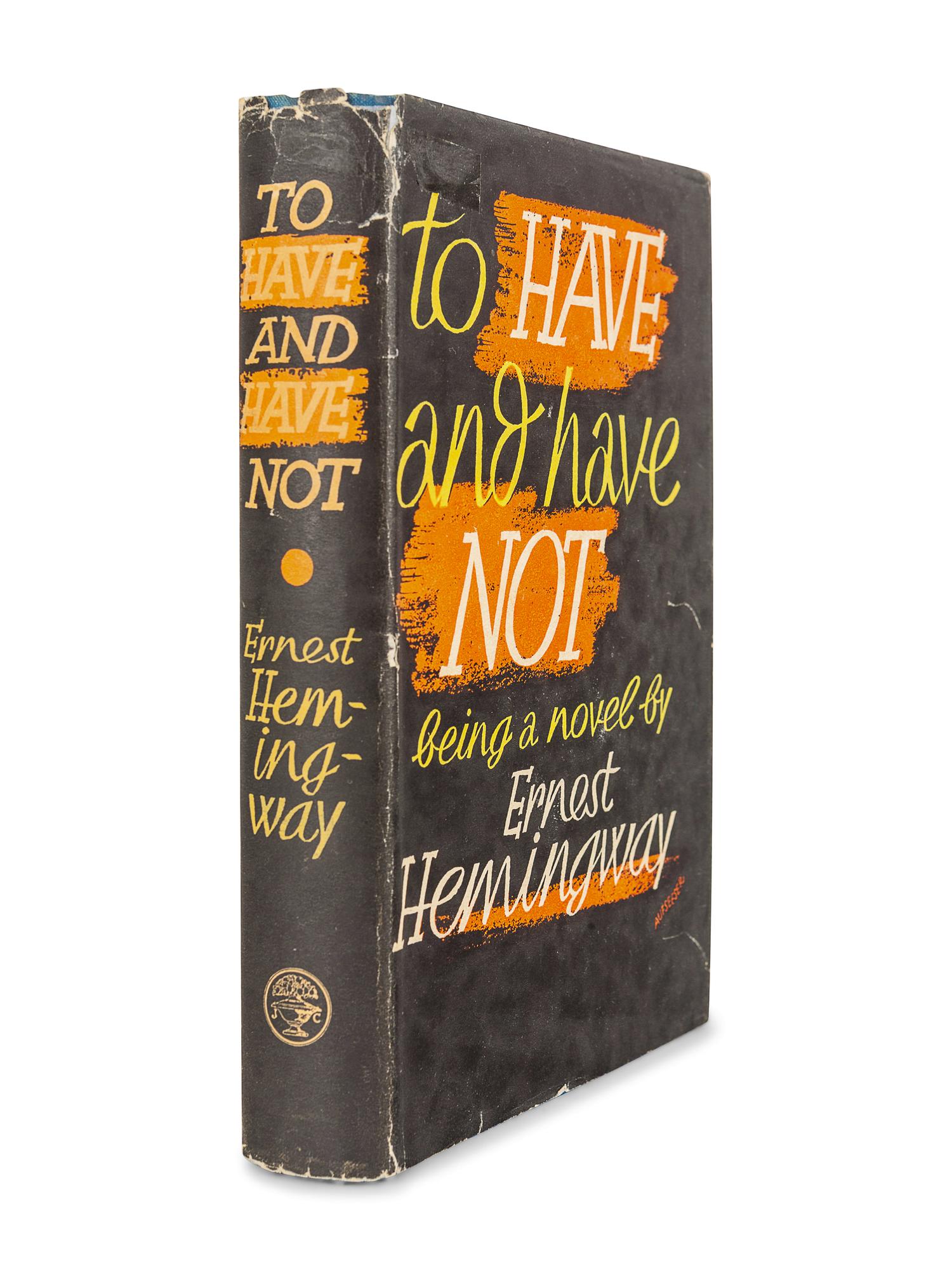HEMINGWAY, Ernest. A group of 5 FIRST ENGLISH EDITIONS, comprising: