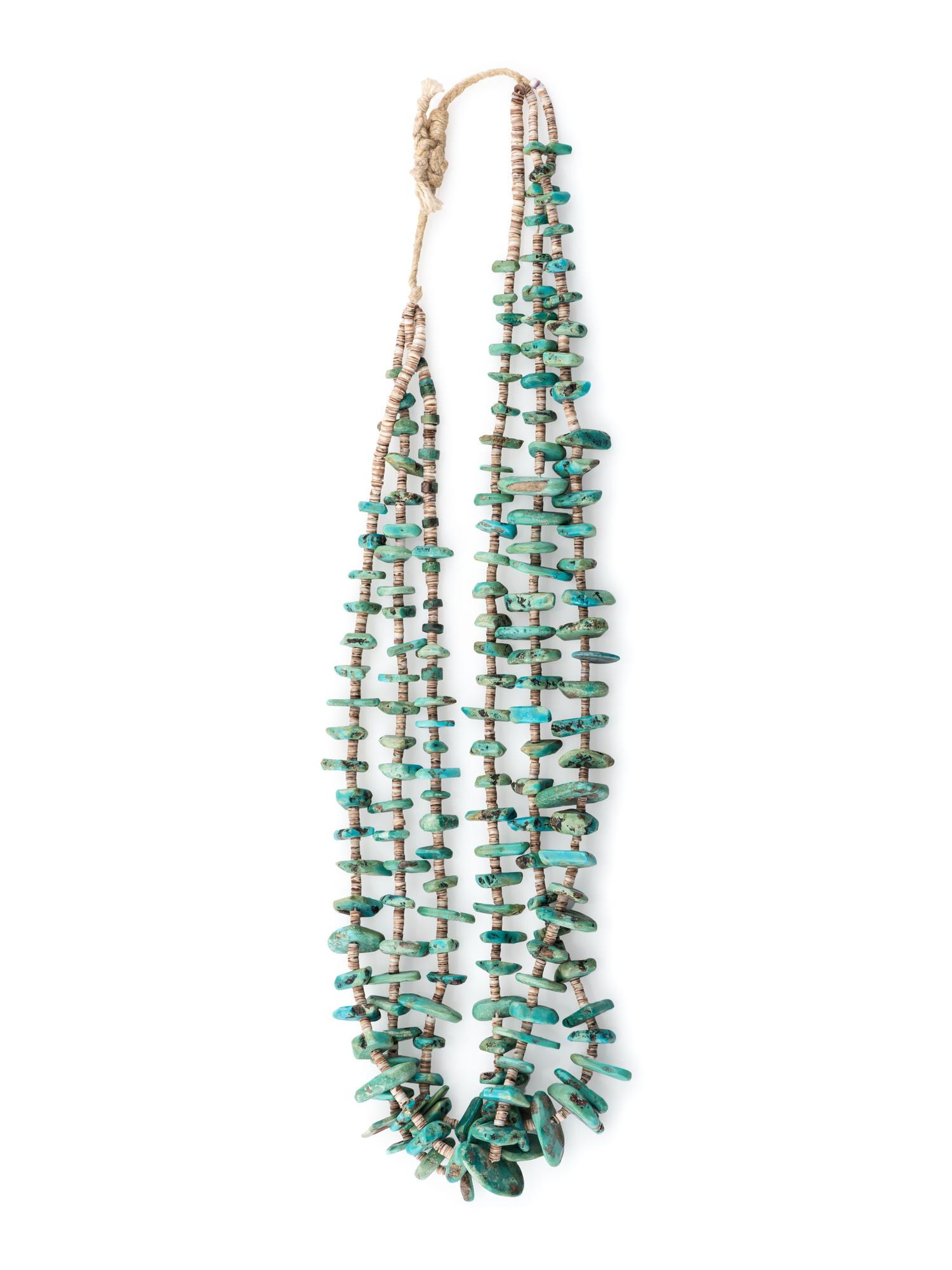 Pueblo Multi-Strand Tab Necklace