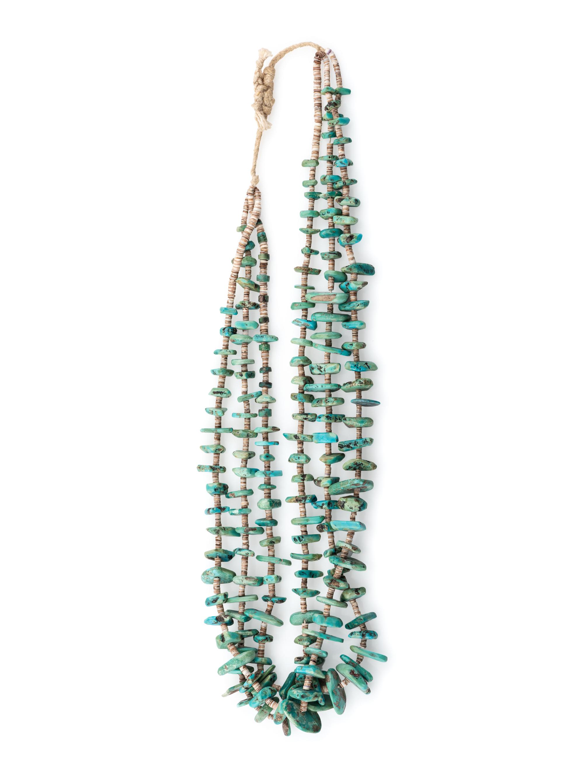 Pueblo Multi-Strand Tab Necklace
