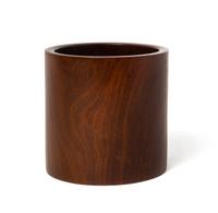 A Chinese Jichimu Brushpot, Bitong Height 5 7/8 inches. — QING DYNASTY (1644-1911)