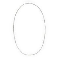 Diamond and White Gold Station Necklace