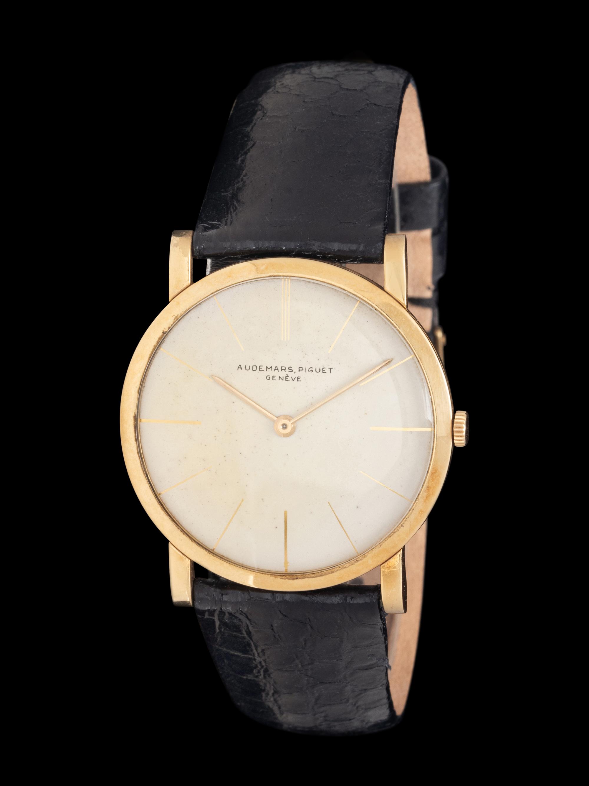 AUDEMARS PIGUET, 18K YELLOW GOLD WATCH
