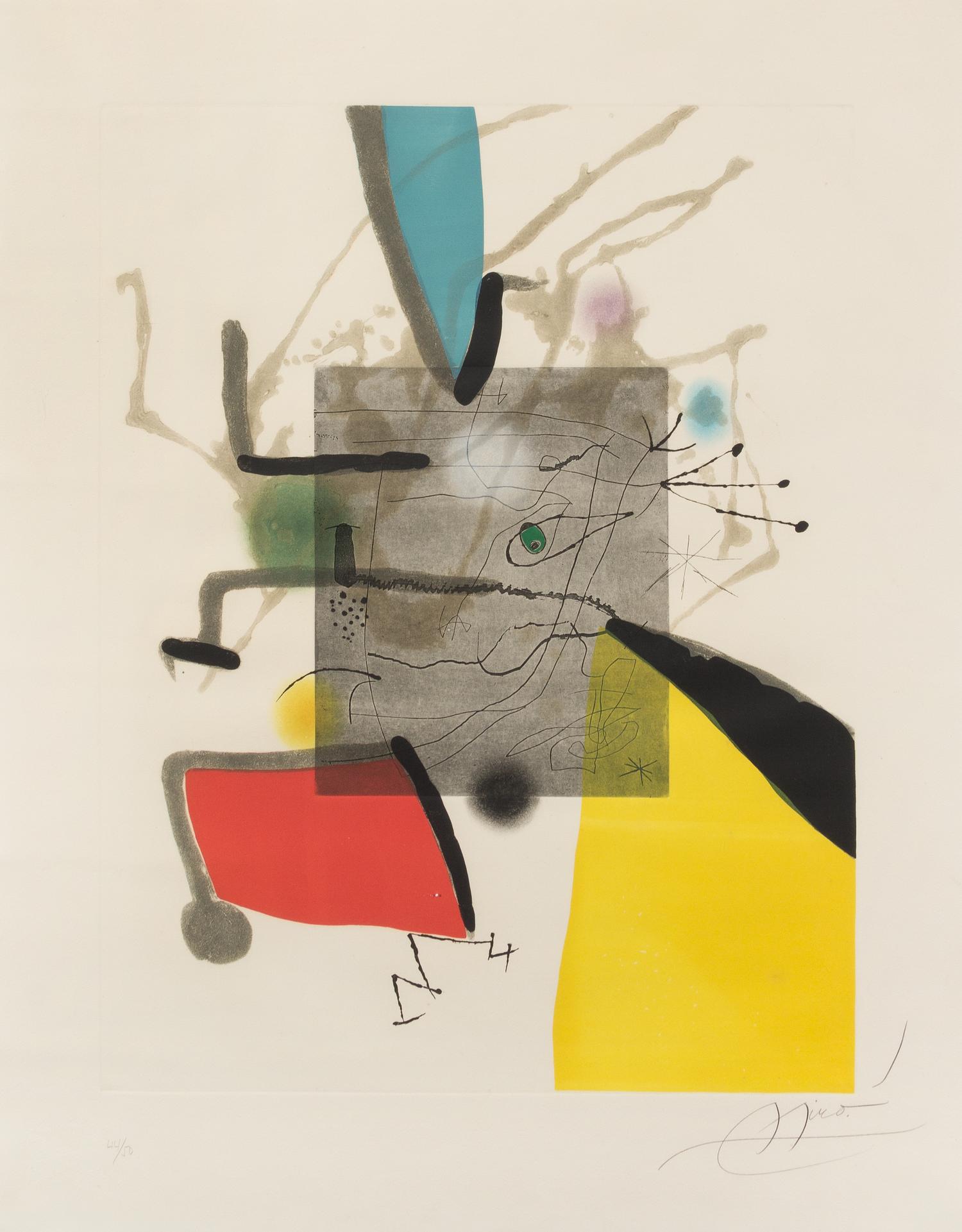 Joan Miro, (Spanish, 1893-1983), Libre Del Sis Sentis, 1981