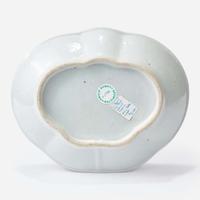 A Chinese Export Porcelain Famille Rose Shaped Platter circa 1750