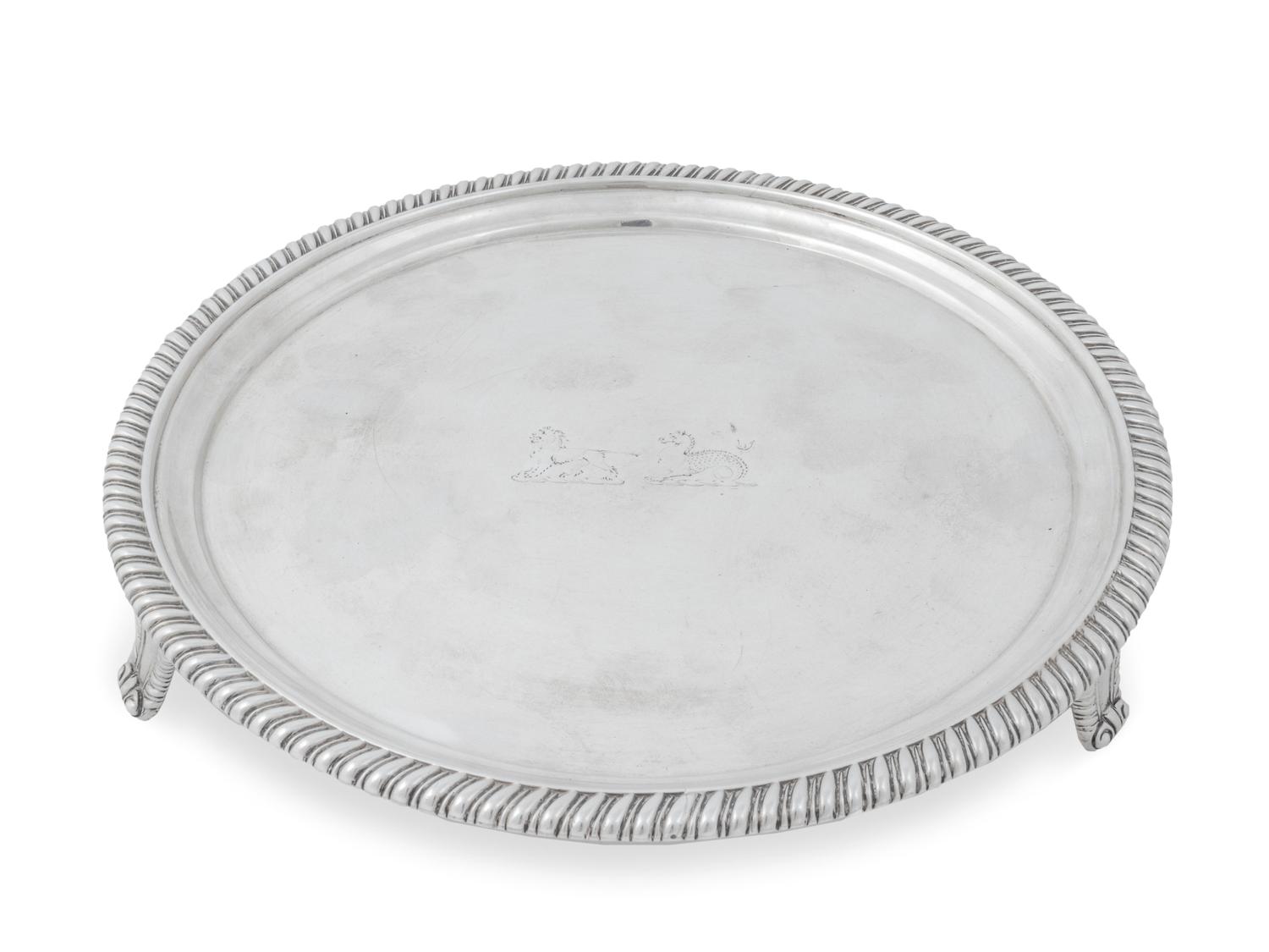 A Regency Silver Waiter — William Bateman, London, 1816