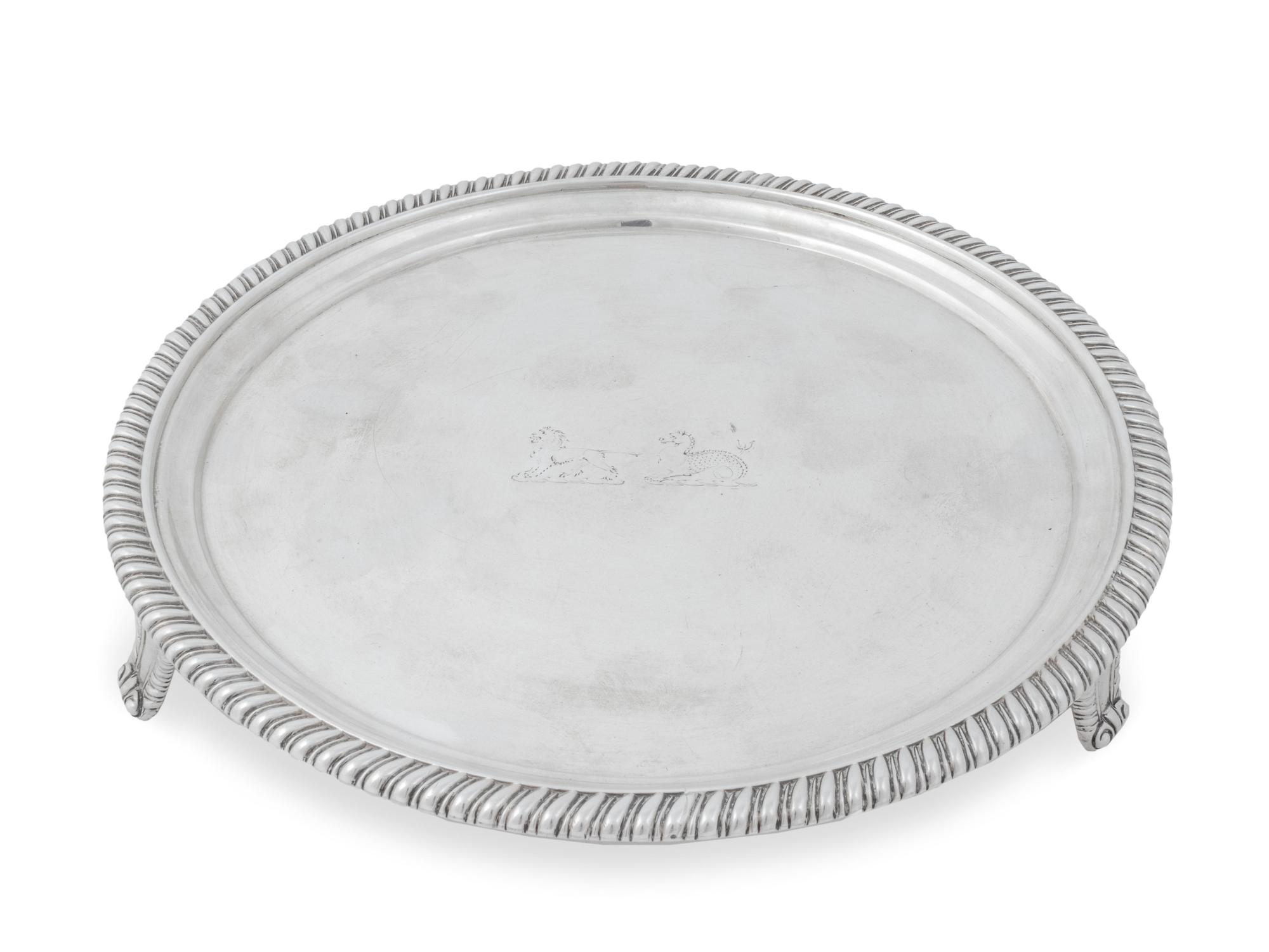 A Regency Silver Waiter — William Bateman, London, 1816
