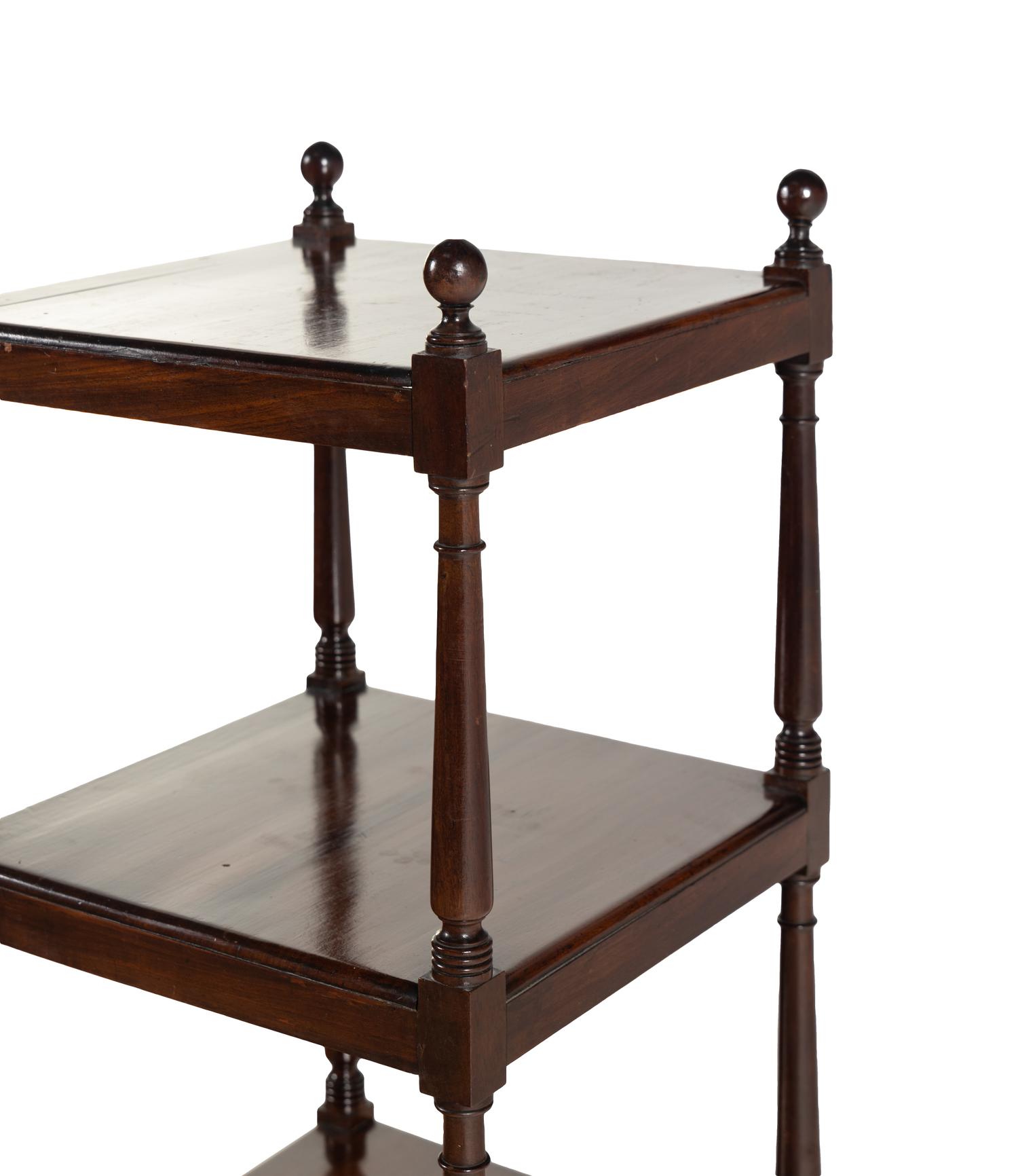 A Regency Mahogany Étagère