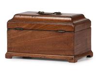 An English Mahogany Tea Caddy