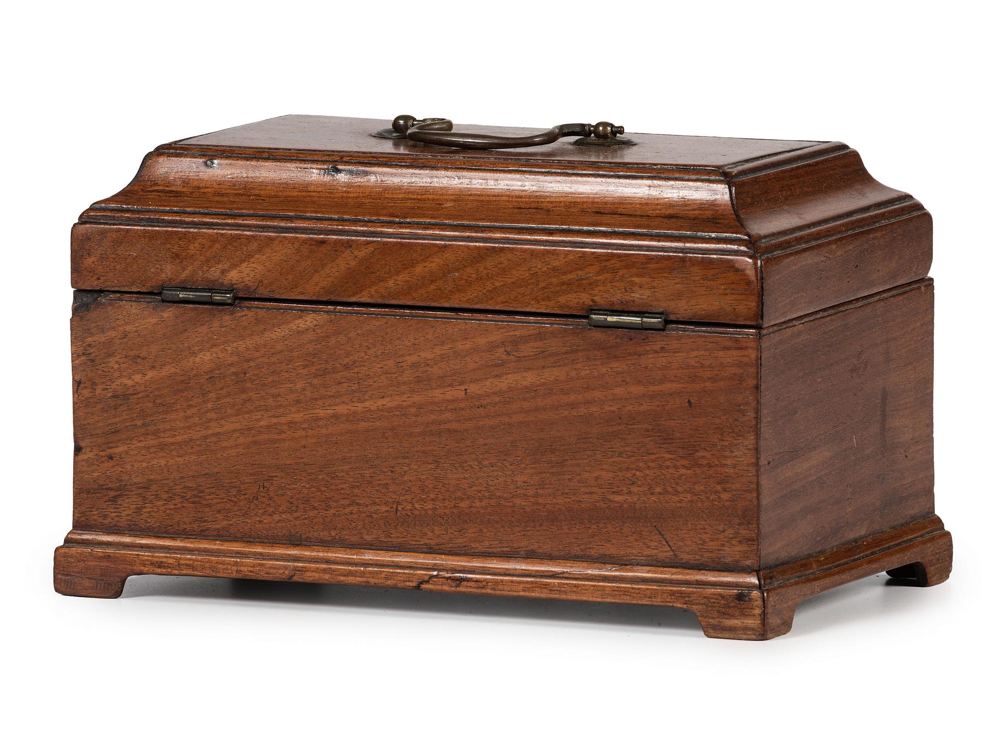 An English Mahogany Tea Caddy