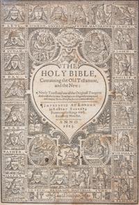 (KING JAMES BIBLE) BARKER, ROBERT, prnt. The Holy Bible. London, 1613.